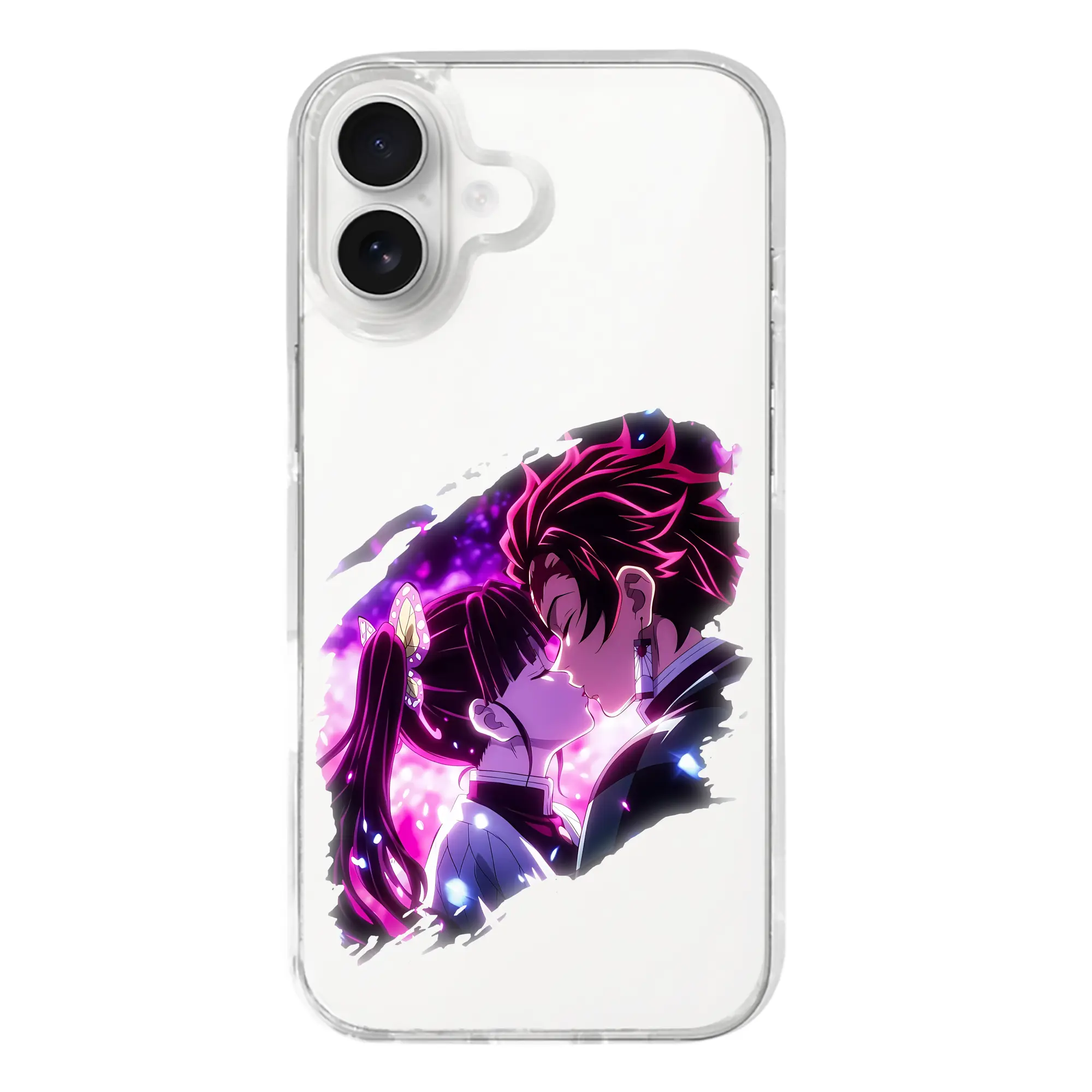 鬼滅の刃 グッズ,栗花落 カナヲ - iPhone 17シリーズ 透明スマホケース – 薄型・耐衝撃・精密フィット保護カバー